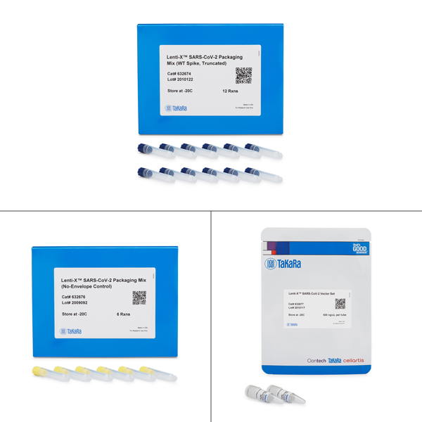 632670: Lenti-X SARS-CoV-2 Packaging Single Shots (WT Spike, Truncated)