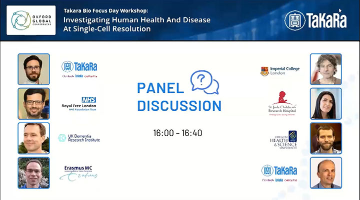 Panel discussion: Takara Bio Focus Day Workshop