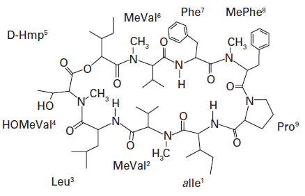 Structure of Aureobasidin A
